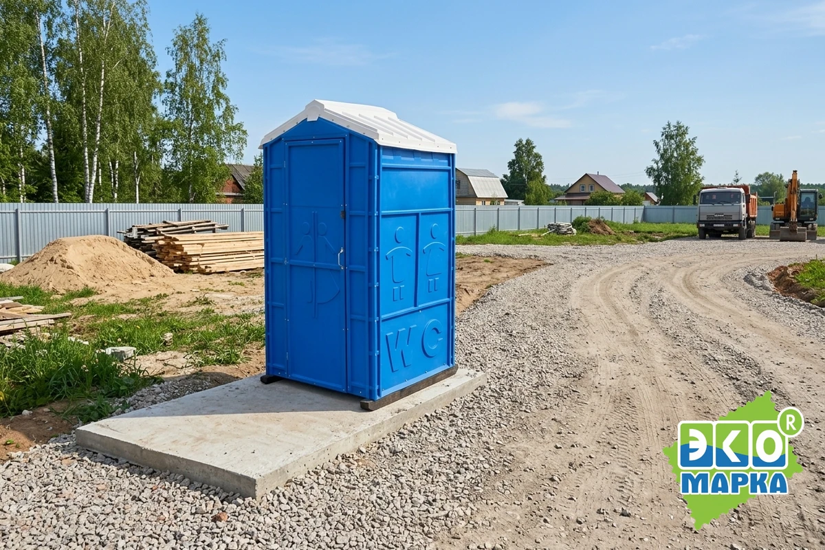 Фото правильно подготовленной ровной площадки под кабину с открытым подъездом для техники